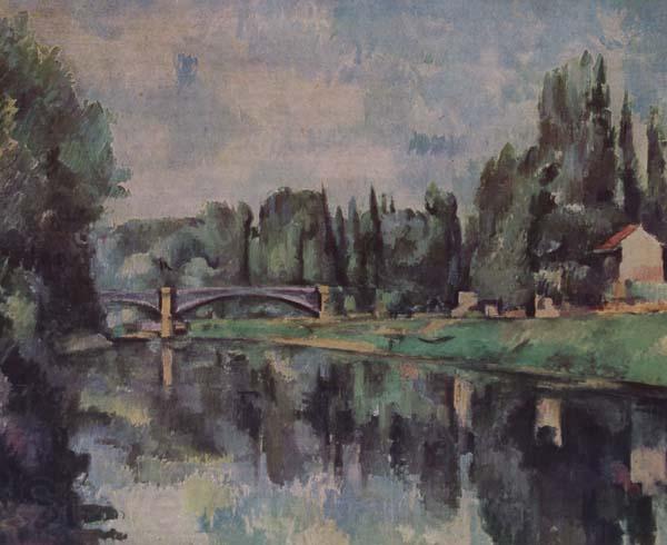 Paul Cezanne Bridge over the Marne Norge oil painting art